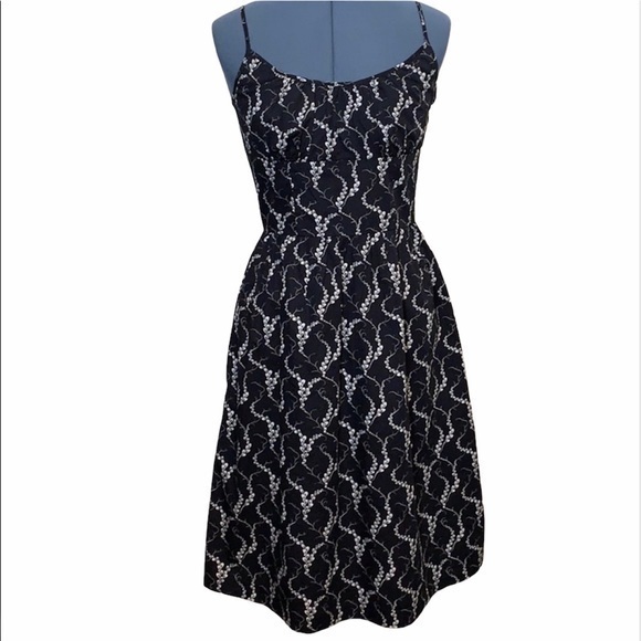 Ann Taylor Dresses & Skirts - Ann Taylor Fit and Flare Black & White Dress